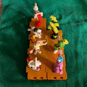 Vintage Warner Brothers Space Jam toy figurines - Looney Tunes - set of 7 (mlb)